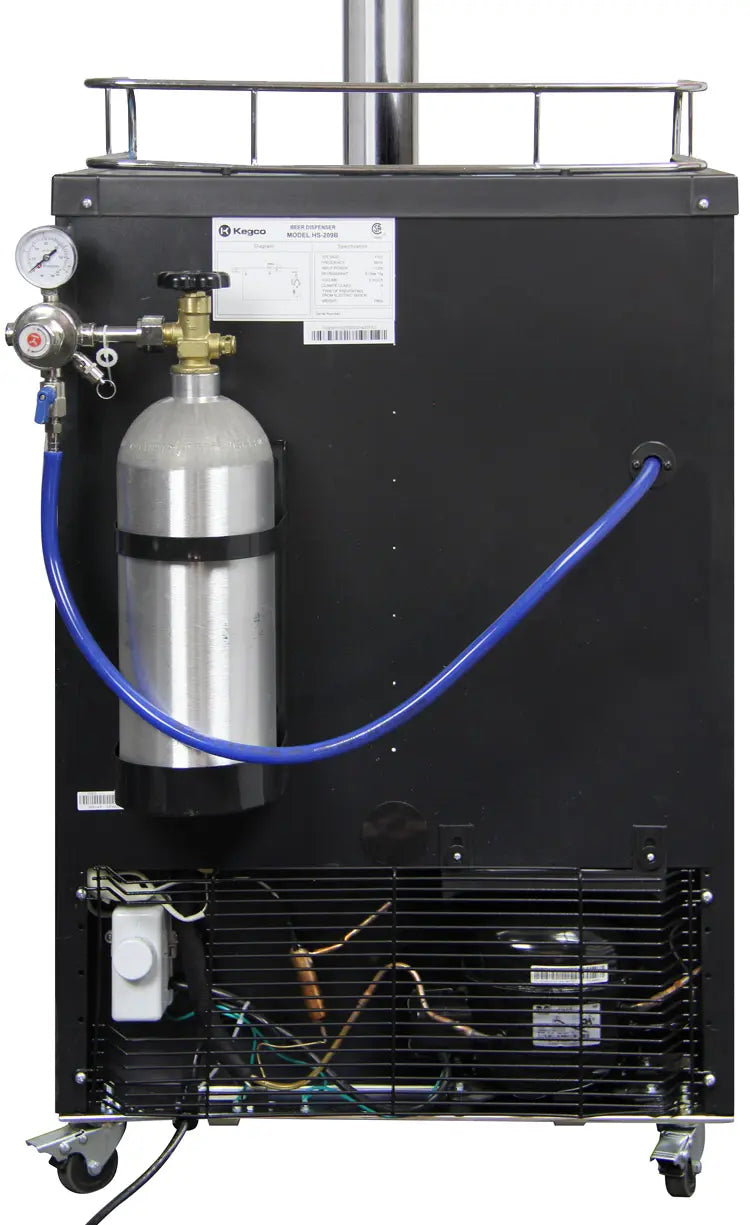 Kegco 24" Wide Kombucha Single Tap Stainless Steel Kegerator