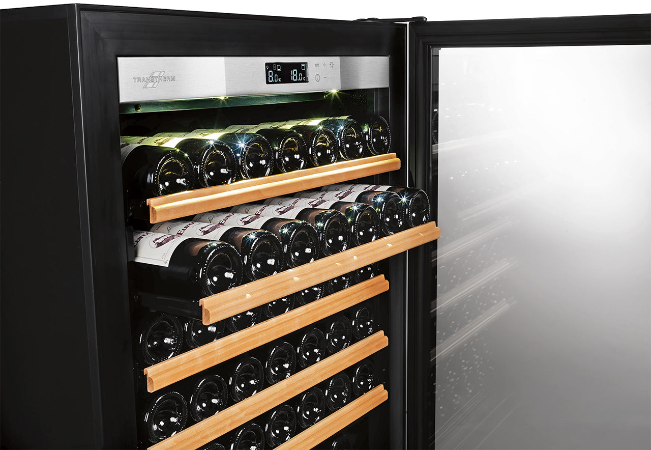 Transtherm Ermitage 1-TEMPERATURE WINE FRIDGE Full Glass Door