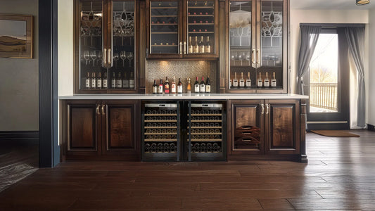 Transtherm Double Loft Vintage 2-TEMPERATURE WINE FRIDGE