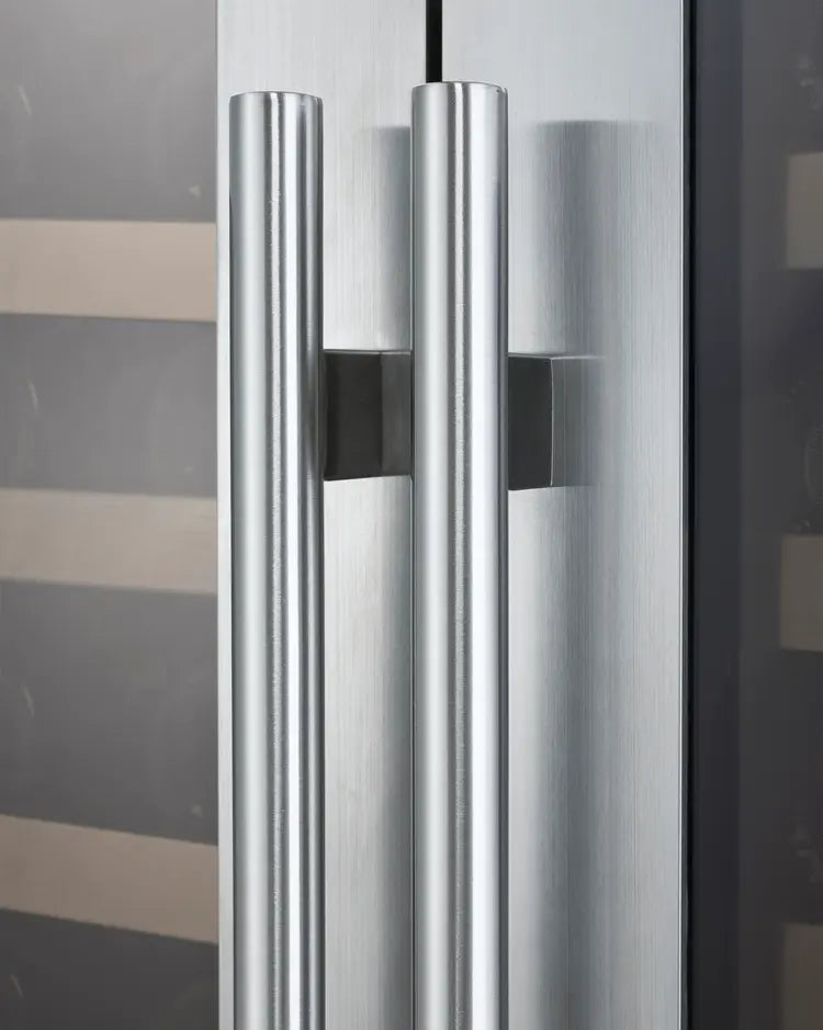 Allavino FlexCount Series 256 Bottle Dual Zone Semi-Tall Side-by-Side Wine Refrigerators with Stainless Steel Doors