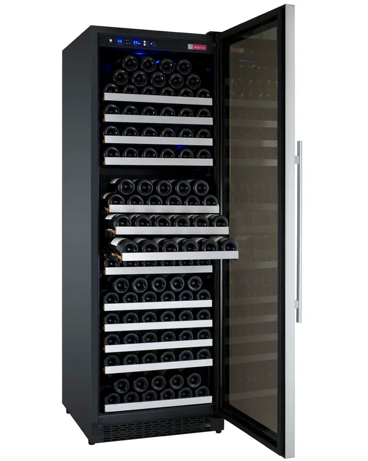 Allavino FlexCount Series 177 Bottle Single Zone Built-in Wine Refrigerator with Stainless Steel Door - Right Hinge