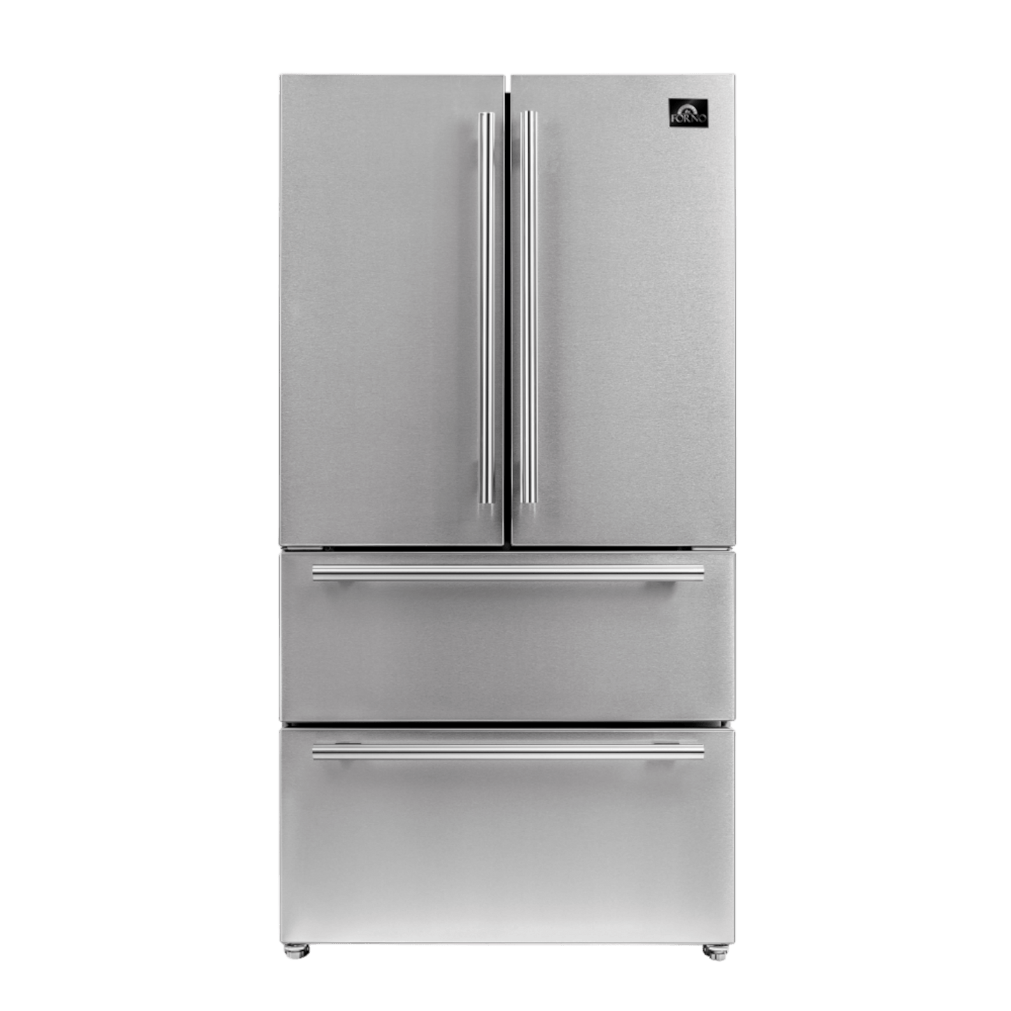 FORNO Moena 36″ French Door 19.2 Cu.Ft. Stainless Steel Refrigerator