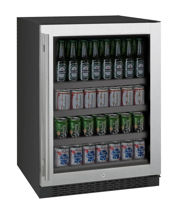 Allavino 24" Wide FlexCount II Tru-Vino Stainless Steel Right Hinge Beverage Center