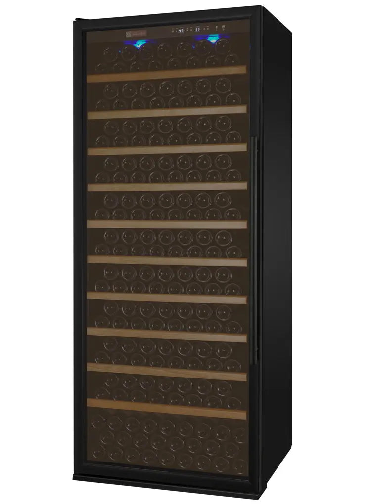 Allavino Vite Series 277 Bottle Single Zone Freestanding Large Capacity Wine Refrigerator with Black Door - Right Hinge