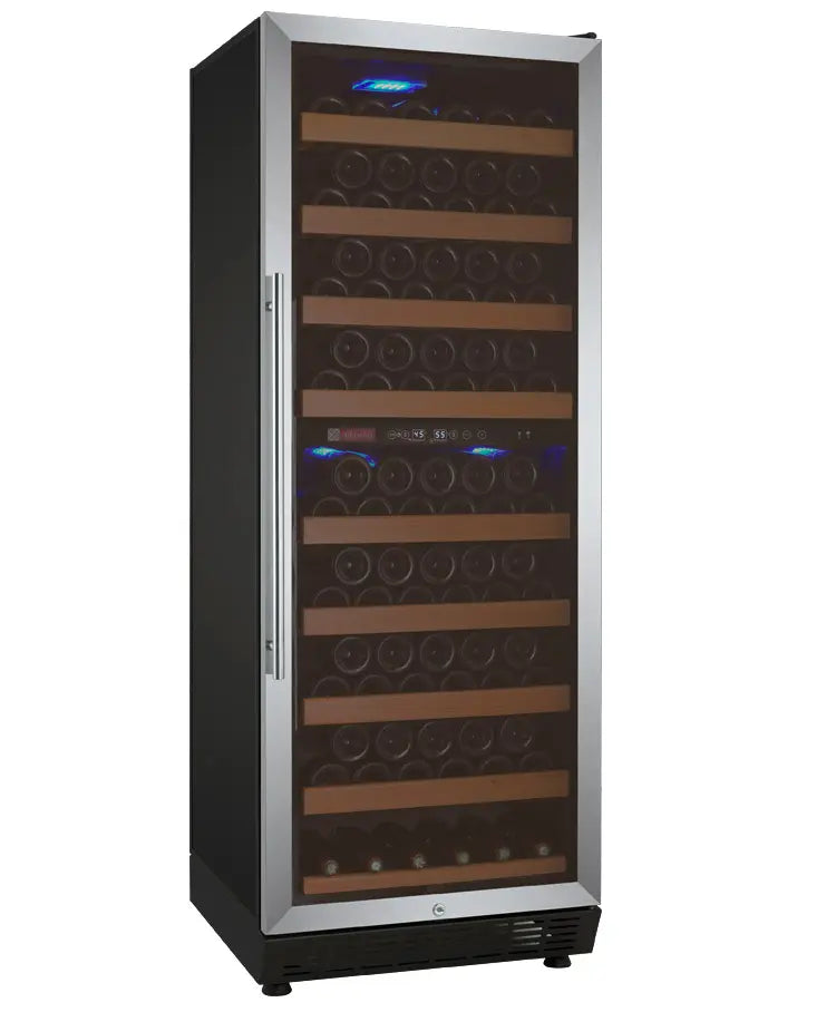 Allavino 24" Wide Vite II Tru-Vino 99 Bottle Single Zone Stainless Steel Right Hinge Wine Refrigerator