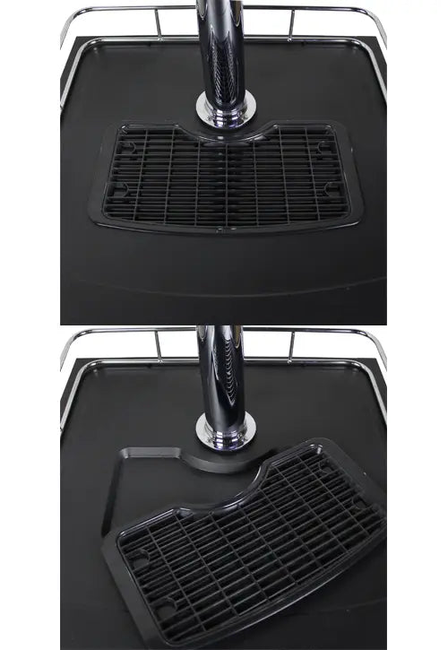 24" Wide Triple Tap Black Kegerator