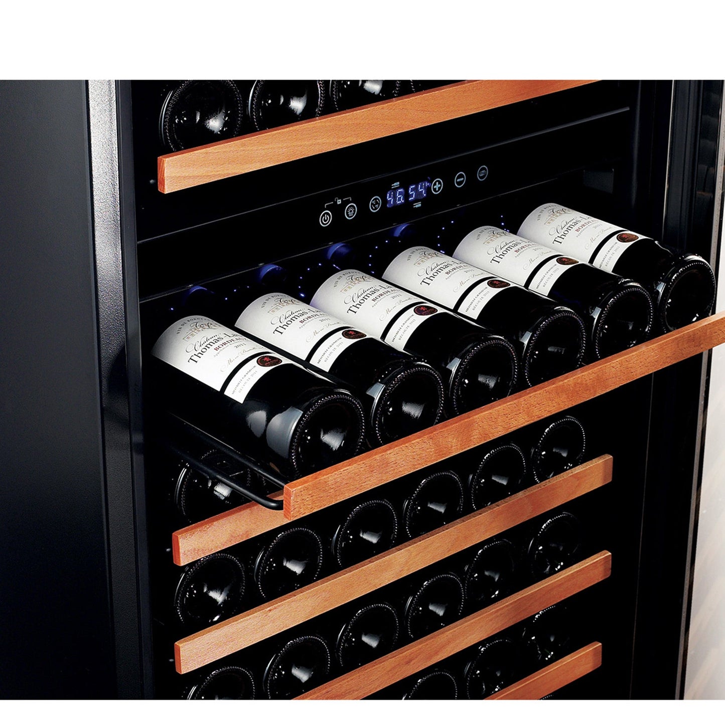 166 Bottle Dual Zone Stainless Steel Wine Refrigerator